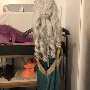 Game of Thrones Khaleesi Daenerys Costume with fur